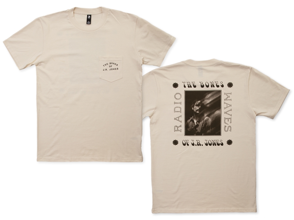 Radio Waves T-shirt Ecru